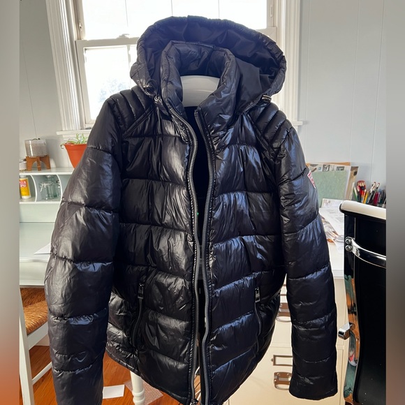 GUESS Men’s mid-weight puffer jacket - Picture 3 of 8